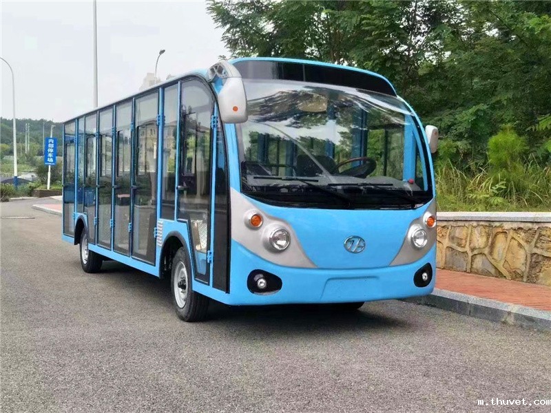 17座燃油观光车-封闭款