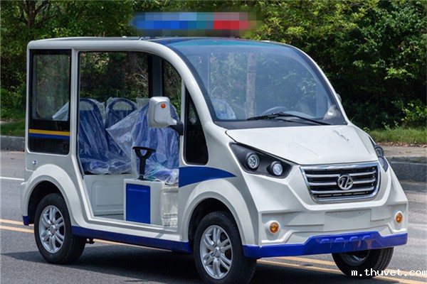 5座电动巡逻车-侧面